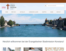 Tablet Screenshot of evangelische-stadtmission-konstanz.de